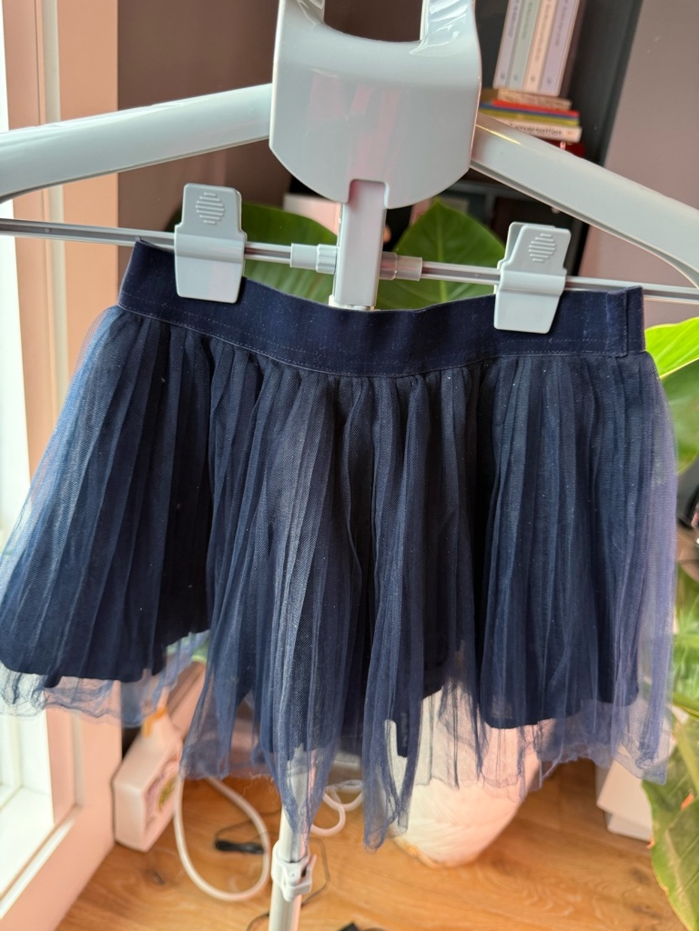 Jacadi Navy Layered Tulle Skirt